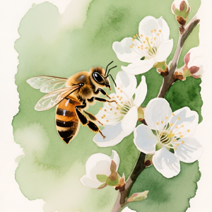 bee on a flower