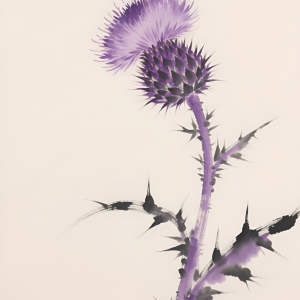thistle portrait